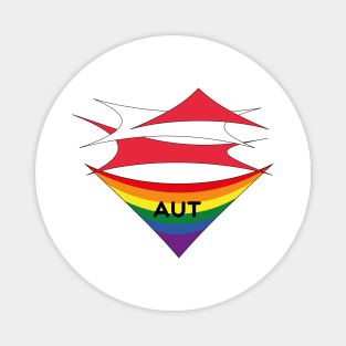 Austria pride flag Magnet